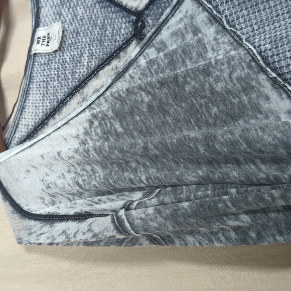We The Free Crossfire Thermal Burnout Waffle Knit Long Sleeve Top - Picture 4 of 7